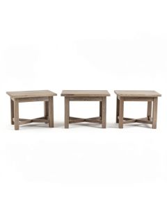 Malai Weathered 3 Piece Coffee Table Set (synthetic illustration; no displayed measurements)