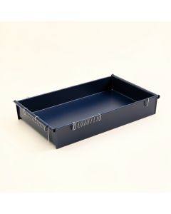 Holly Branch Empty Under-Desk Cable Tray - Navy (synthetic illustration; no displayed measurements)