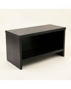 Hazel Brook Shoe Storage Bench - Black (synthetic illustration; no displayed measurements)