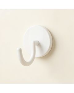 Willow Branch Wall-Mounted Robe Hook - White (synthetic illustration; no displayed measurements)
