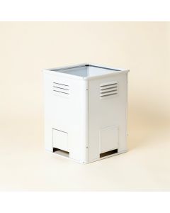 Briar Brook Closed Garden Compost Bin - White (synthetic illustration; no displayed measurements)