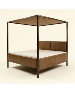 Andreaz Queen Four Poster Platform Bed (synthetic illustration; no displayed measurements)