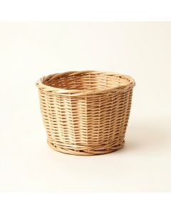 Woven Rattan Planter Basket (synthetic illustration; no displayed measurements)