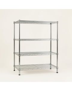61.5 '' H X 30 '' W X 14 '' D 5 Shelf Wire Shelving Unit (synthetic illustration; no displayed measurements)