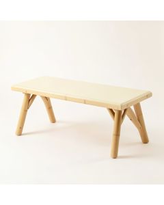 Briar Falls Indoor Bench - Cream (synthetic illustration; no displayed measurements)