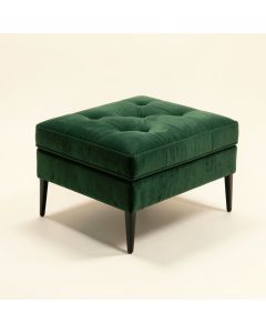 Arnau 17 '' Wide Velvet Tufted Cocktail Ottoman (synthetic illustration; no displayed measurements)