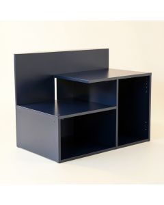 Shore Dale Desktop Shelving Unit - Navy (synthetic illustration; no displayed measurements)
