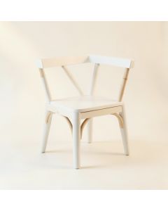 Lake Bend Small Chair - White (synthetic illustration; no displayed measurements)