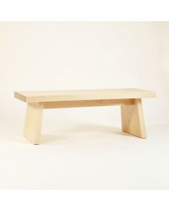Vale Bluff Indoor Bench - Ivory (synthetic illustration; no displayed measurements)