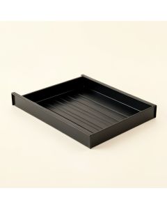 Heath Arc Empty Under-Desk Cable Tray (synthetic illustration; no displayed measurements)