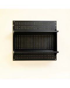 River Bluff Empty Wall-Mounted Tool Organizer Panel - Black (synthetic illustration; no displayed measurements)