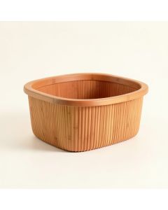 Dune Branch Empty Storage Basket - Terracotta (synthetic illustration; no displayed measurements)