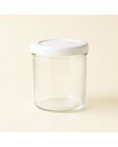 Hill Bend Storage Canister With Lid - White (synthetic illustration; no displayed measurements)