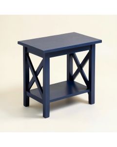 Aspen Dell Side Table - Navy (synthetic illustration; no displayed measurements)