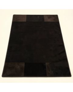 Royal Court 3 Piece Black/Brown Area Rug Set (synthetic illustration; no displayed measurements)