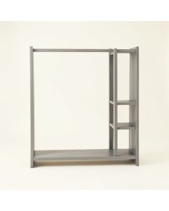 Maple Brook Empty Garment Rack - Gray (synthetic illustration; no displayed measurements)