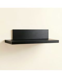 Lake Arc Wall-Mounted Shelf - Black (synthetic illustration; no displayed measurements)
