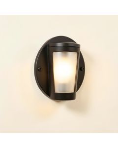 Izaiah Black 2 - Bulb Outdoor Armed Sconce (synthetic illustration; no displayed measurements)