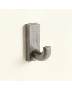 Alder Bend Wall-Mounted Robe Hook - Gray (synthetic illustration; no displayed measurements)
