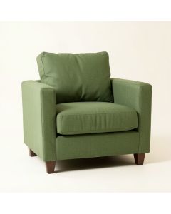 Bay Canyon Upholstered Armchair - Green (synthetic illustration; no displayed measurements)