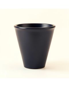 Slate Bluff Empty Railing Planter With Integral Brackets - Navy (synthetic illustration; no displayed measurements)