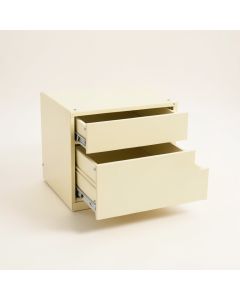 Ridge Crossing Small-Parts Storage Drawer Cabinet - Ivory (synthetic illustration; no displayed measurements)