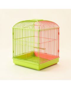 Borst 17.63 Steel Pointed Table Top Bird Cage With Perch (synthetic illustration; no displayed measurements)