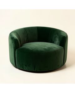 Loganton 57.8 '' Velvet Round Arm Loveseat (synthetic illustration; no displayed measurements)