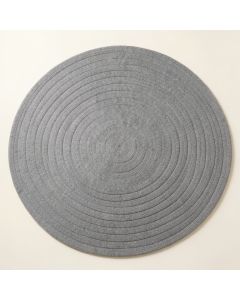 Spruce Bluff Round Area Rug - Gray (synthetic illustration; no displayed measurements)