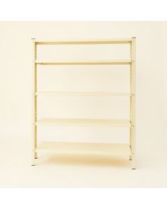 Laurel Brook Empty Seed-Starting Shelving Unit Without Lights - Ivory (synthetic illustration; no displayed measurements)