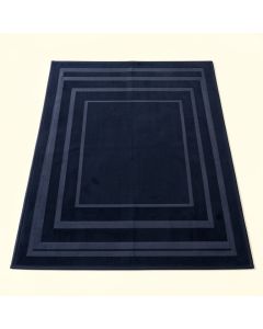 Cliff Brook Rectangular Outdoor Rug - Navy (synthetic illustration; no displayed measurements)
