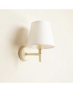 Hazel Canyon Wall Sconce Mounted On A Plain Wall - Ivory (synthetic illustration; no displayed measurements)