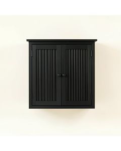 Bay Canyon Wall-Mounted Laundry Cabinet - Black (synthetic illustration; no displayed measurements)