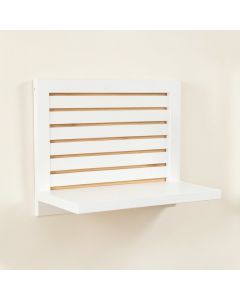 Olive Arc Wall-Mounted Entryway Organizer Shelf (synthetic illustration; no displayed measurements)