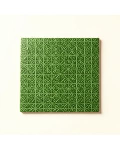 Olive Canyon Uninstalled Square Decorative Tile - Green (synthetic illustration; no displayed measurements)