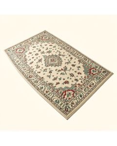 Hillsby Oriental Ivory/Garnet/Teal Area Rug (synthetic illustration; no displayed measurements)
