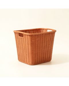 Alder Crest Laundry Hamper - Terracotta (synthetic illustration; no displayed measurements)