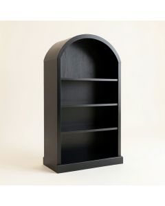 Lake Field Freestanding Bookcase - Black (synthetic illustration; no displayed measurements)