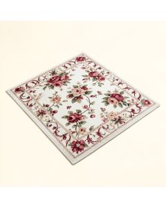 Plattsmouth Floral Plum/White Area Rug (synthetic illustration; no displayed measurements)