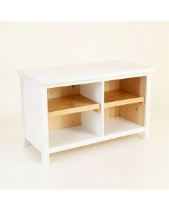 Fern Bluff Empty Countertop Canister Rack - White (synthetic illustration; no displayed measurements)