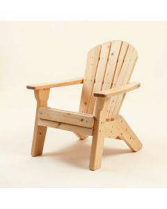 Kids Wood Outdoor Adirondack Chair (synthetic illustration; no displayed measurements)