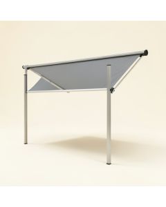 Feria 10 Ft. W Side Awning In Gray (synthetic illustration; no displayed measurements)