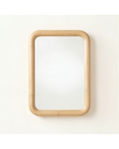 Linden Canyon Framed Wall Mirror - Beige (synthetic illustration; no displayed measurements)