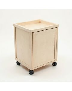 Brook Bridge Empty Rolling Workshop Cart - Beige (synthetic illustration; no displayed measurements)