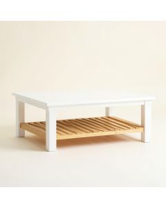 Dune Edge Coffee Table - White (synthetic illustration; no displayed measurements)