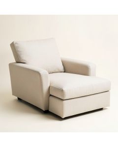 Fabric Chaise Lounge Sofa (synthetic illustration; no displayed measurements)