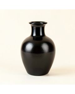 Maple Bend Empty Decorative Vase - Black (synthetic illustration; no displayed measurements)