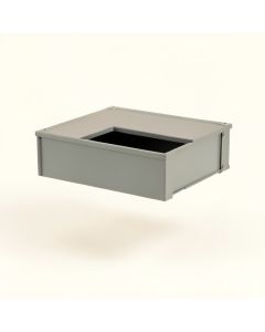 Linden Bend Under-Desk Drawer Unit - Gray (synthetic illustration; no displayed measurements)