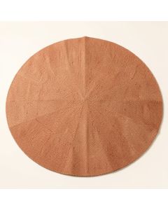 Hazel Bend Round Area Rug - Terracotta (synthetic illustration; no displayed measurements)
