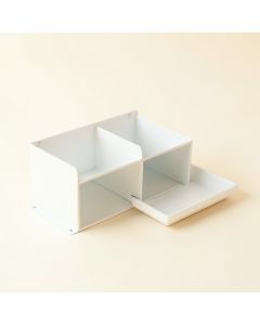 Olive Bridge Empty Coffee-Station Organizer - White (synthetic illustration; no displayed measurements)